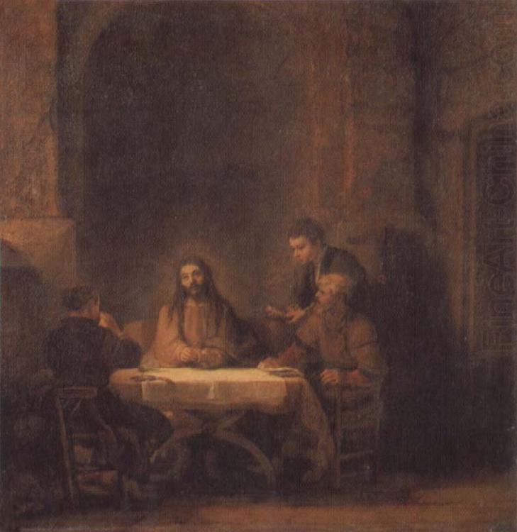 REMBRANDT Harmenszoon van Rijn Christ at Emmaus china oil painting image